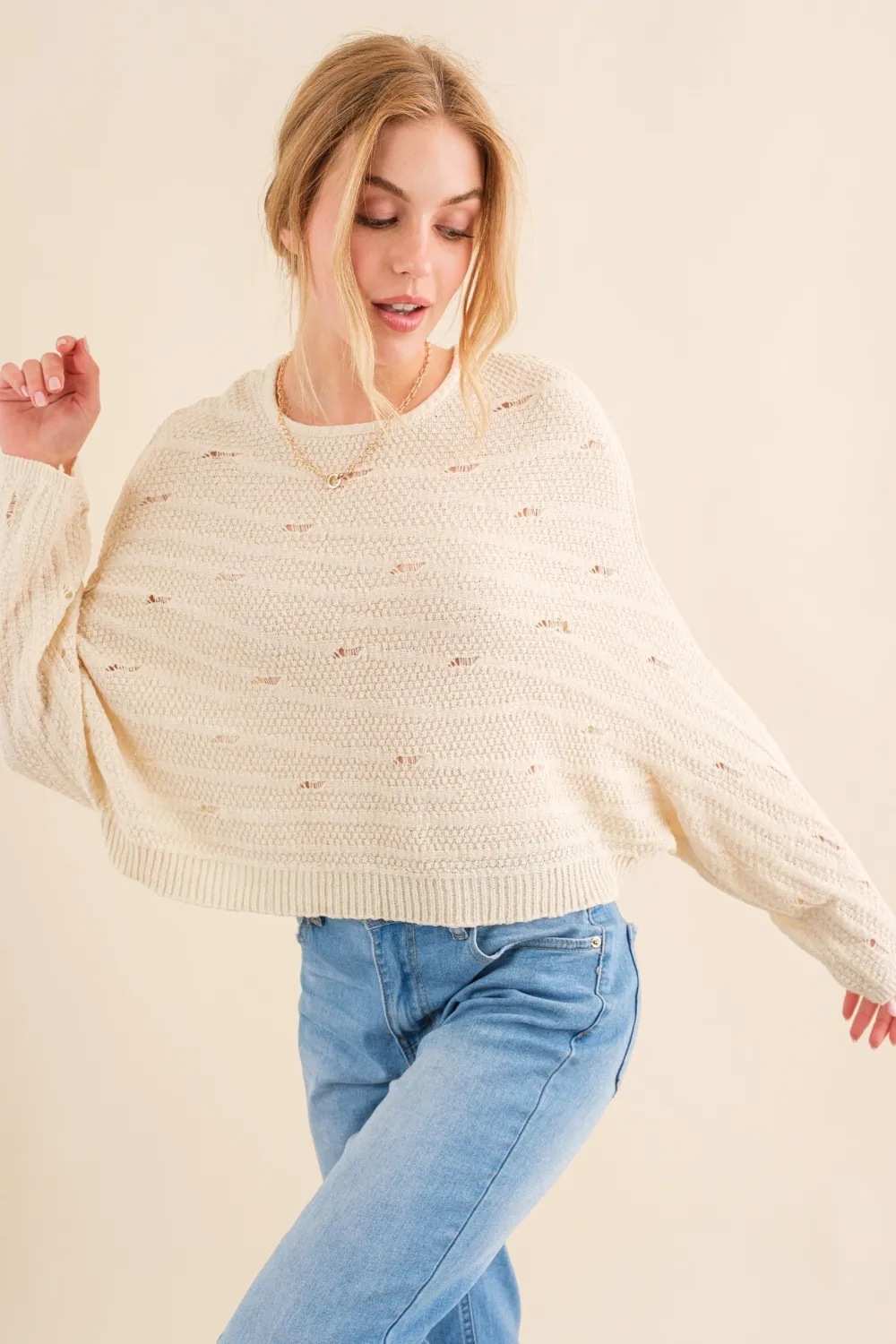 Dolman Sleeves Sweater, image 4