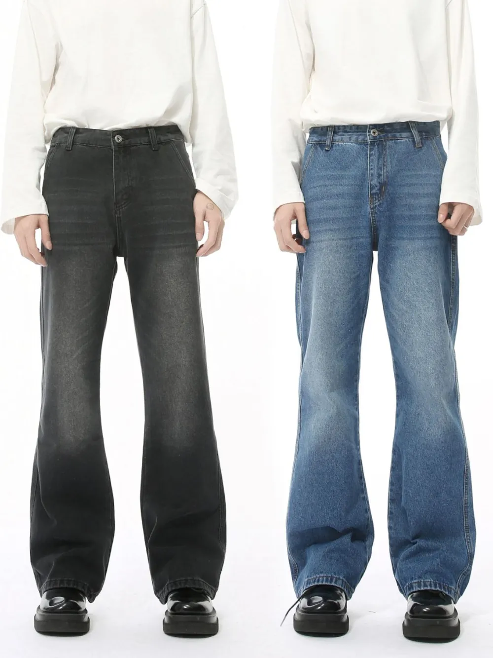 Mid Rise Jeans with Pockets, image 2
