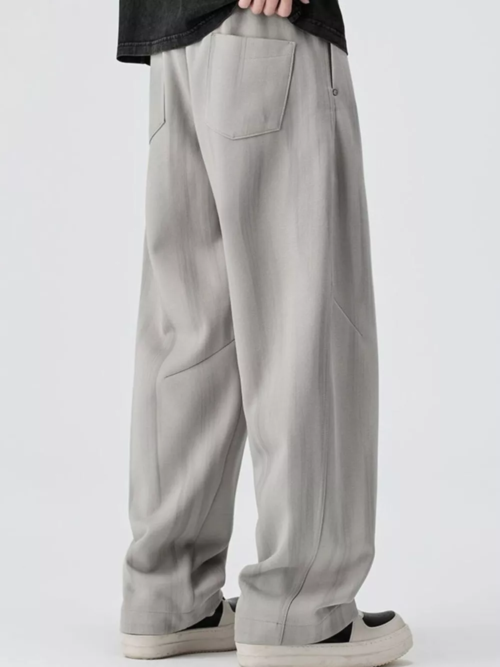 Men's Plus Size Relaxed Fit Drawstring Casual Pants, image 3