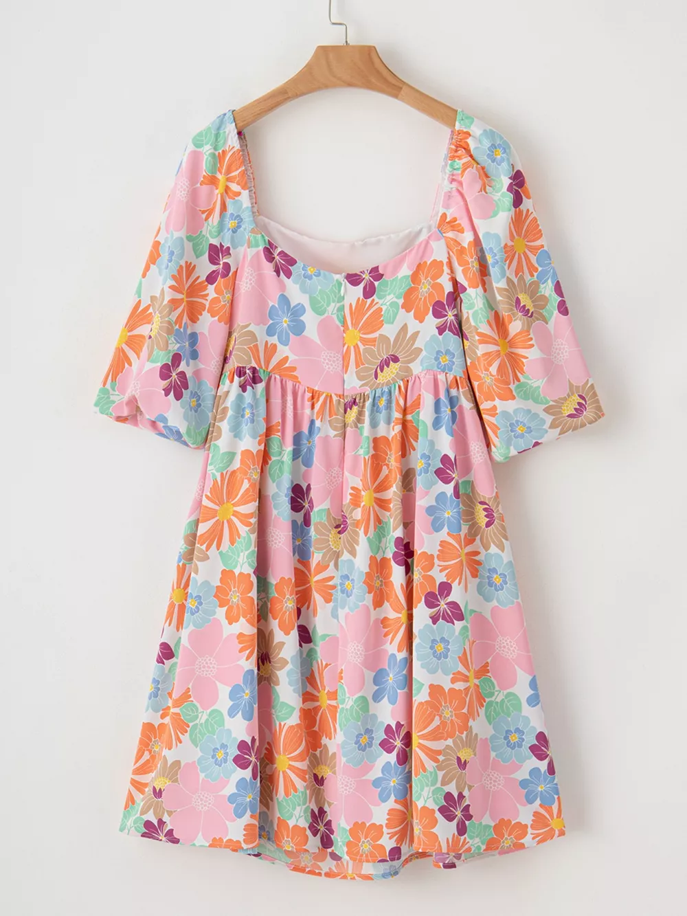 Printed Half Sleeve Mini Dress, image 8