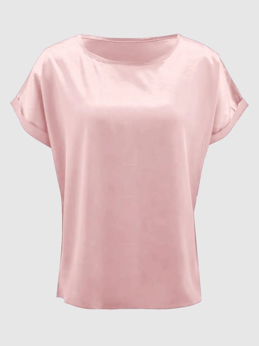 Round Neck Short Sleeve T-Shirt, image 25