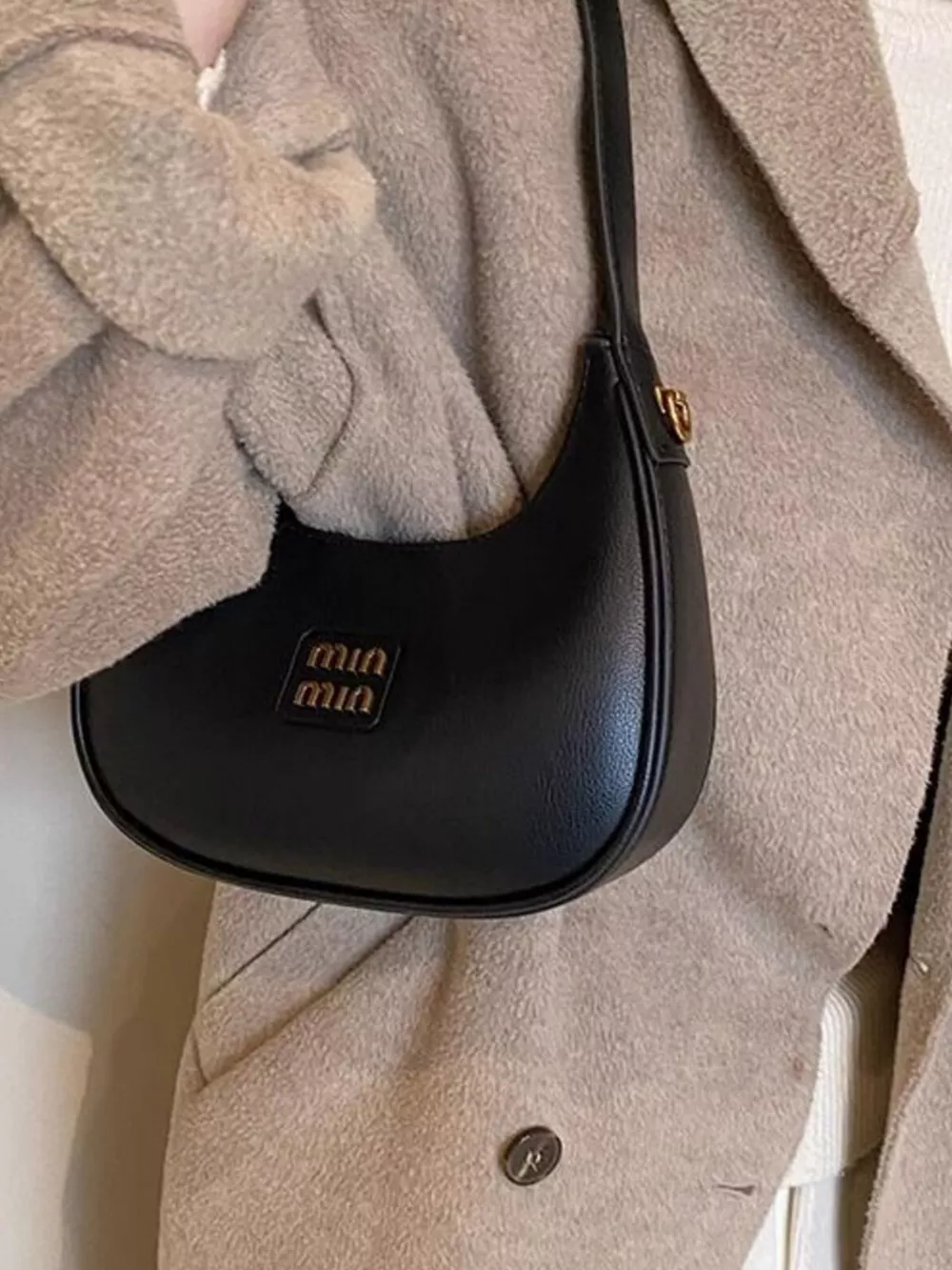 Elegant PU Leather Shoulder Bag, image 7
