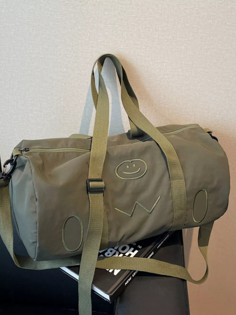 Smiley Face Duffle Bag, image 5