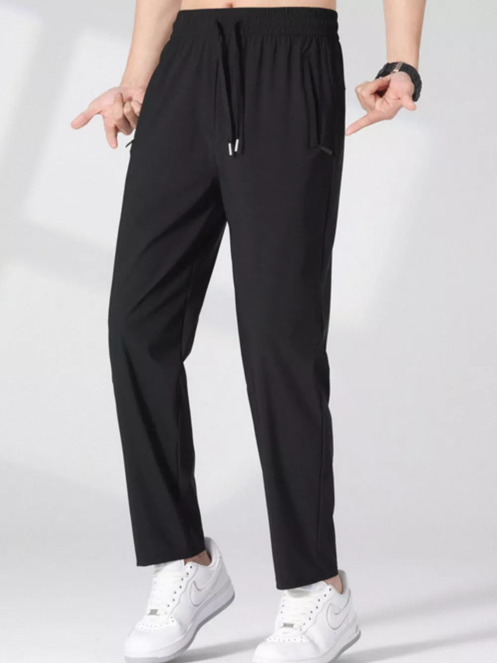 Men's Plus Size Casual Lightweight Quick-Dry Pants, image 10