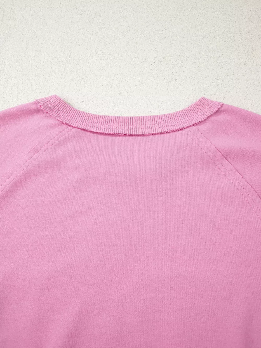 Heart Pattern Long Sleeve Patchwork Top, image 7