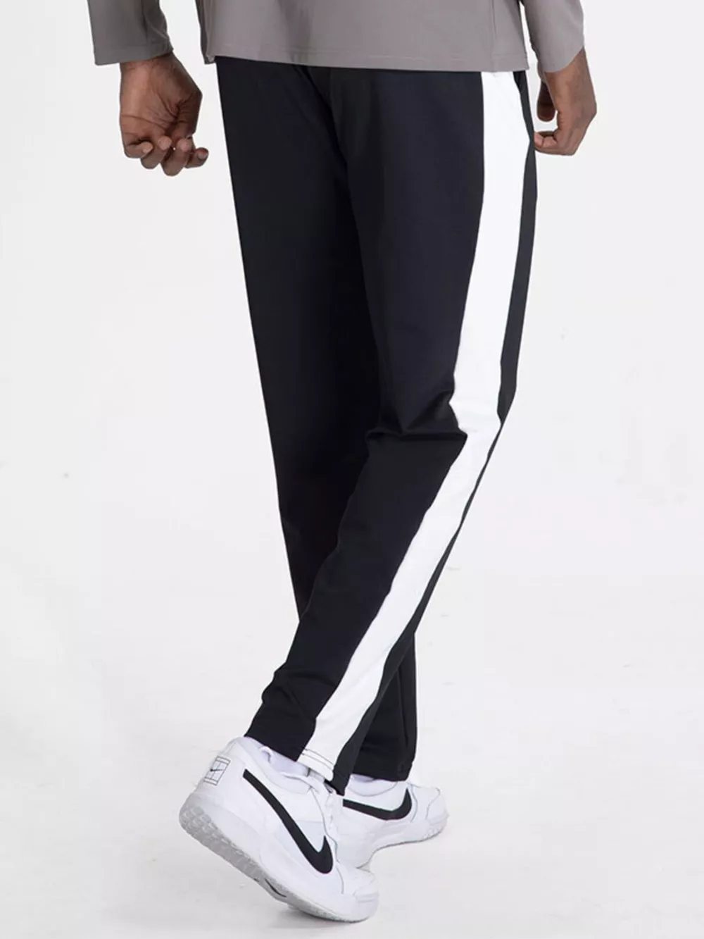 Men's Drawstring Contrast Active Pants, image 3