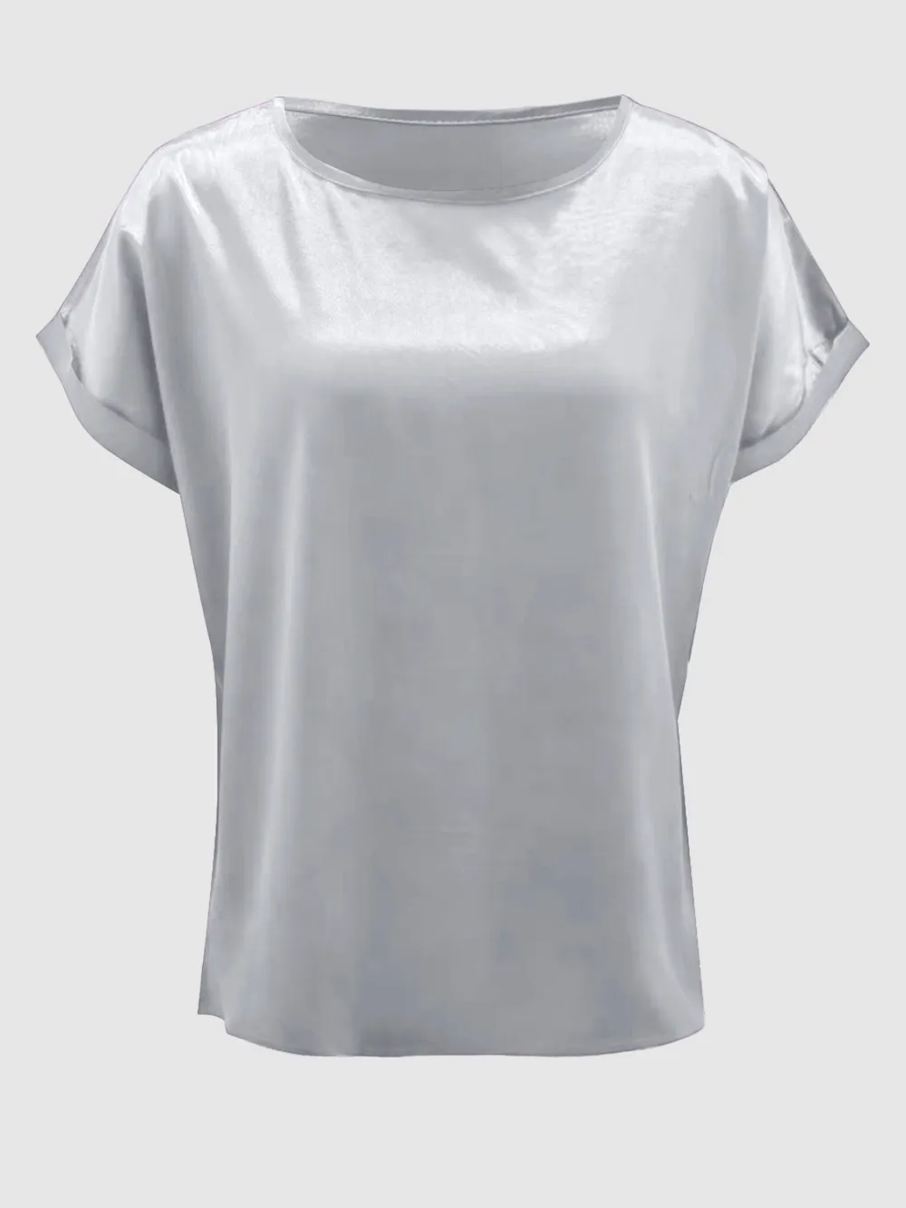 Round Neck Short Sleeve T-Shirt, image 14