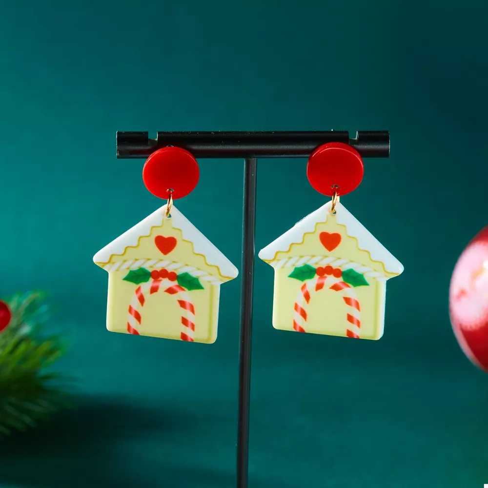 Christmas Acrylic Dangle Earrings, image 12