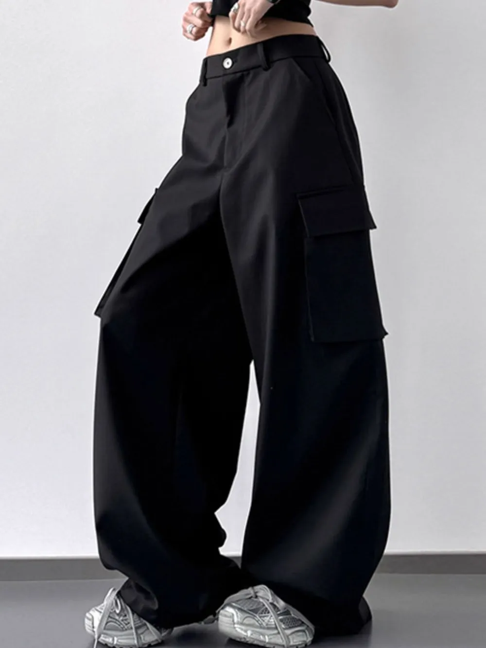 Wide Leg Cargo Pants, image 4