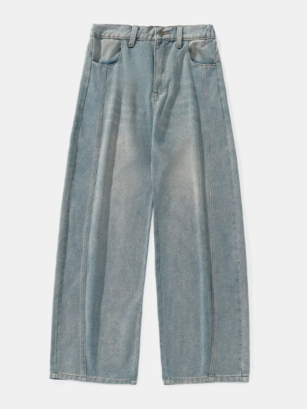 Men's Plus Size Wide Leg Jeans, image 4