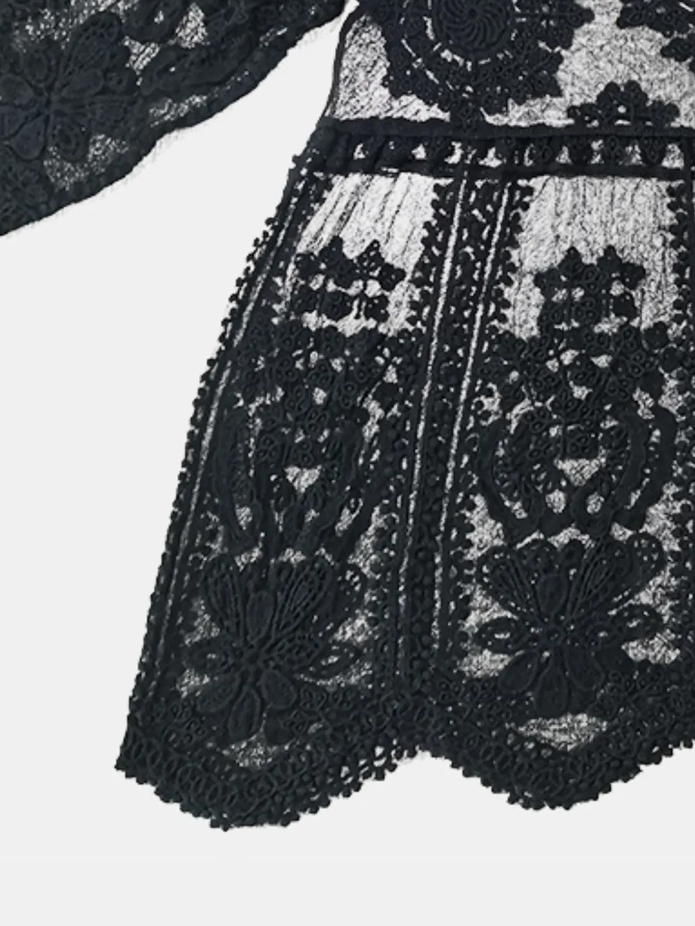 Lace Round Neck Cover-Up, image 6