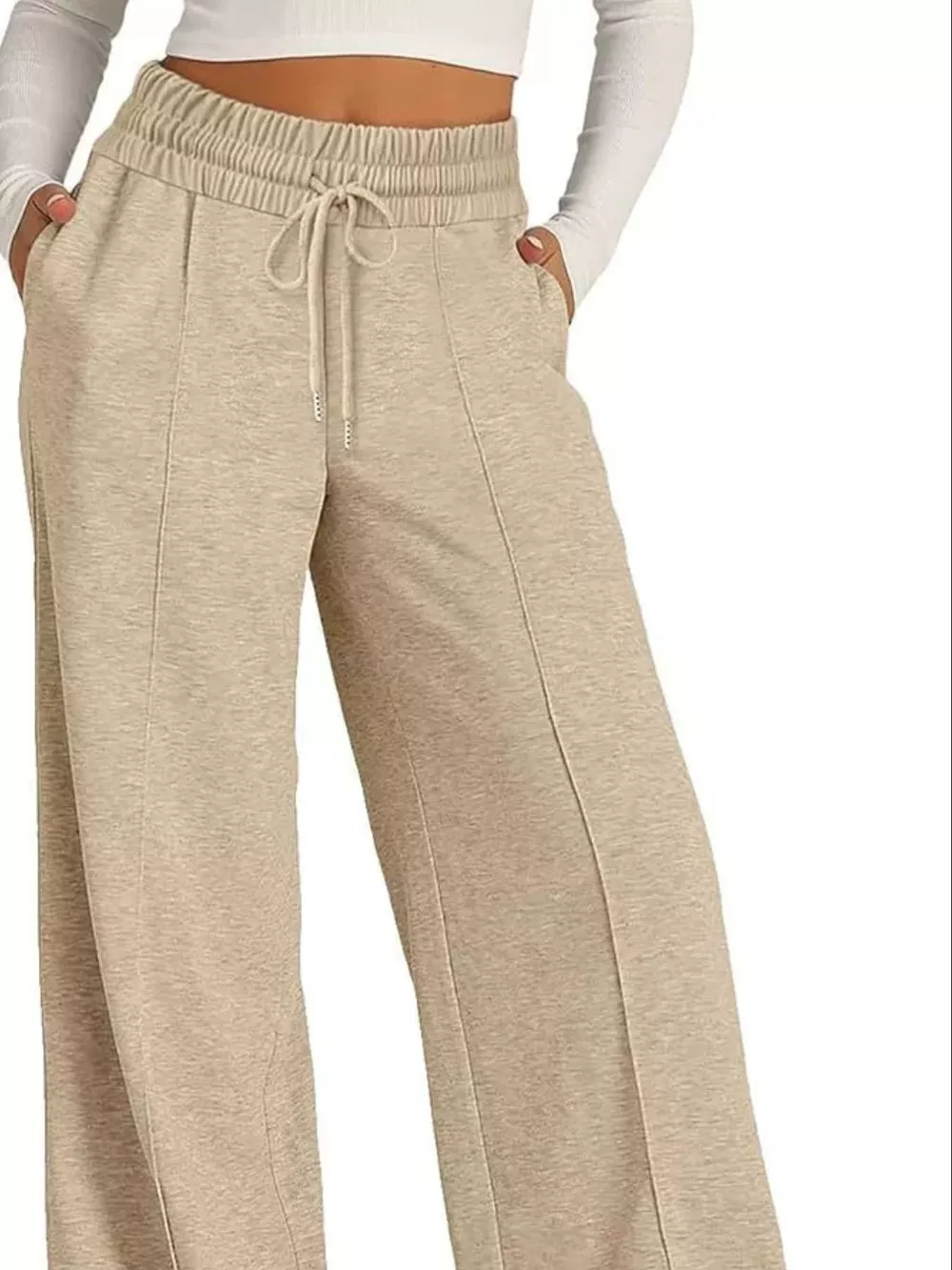 Wide Leg Drawstring Pants, image 18