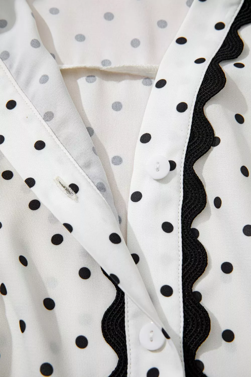 Polka Dot Half Sleeve Midi Dress, image 6
