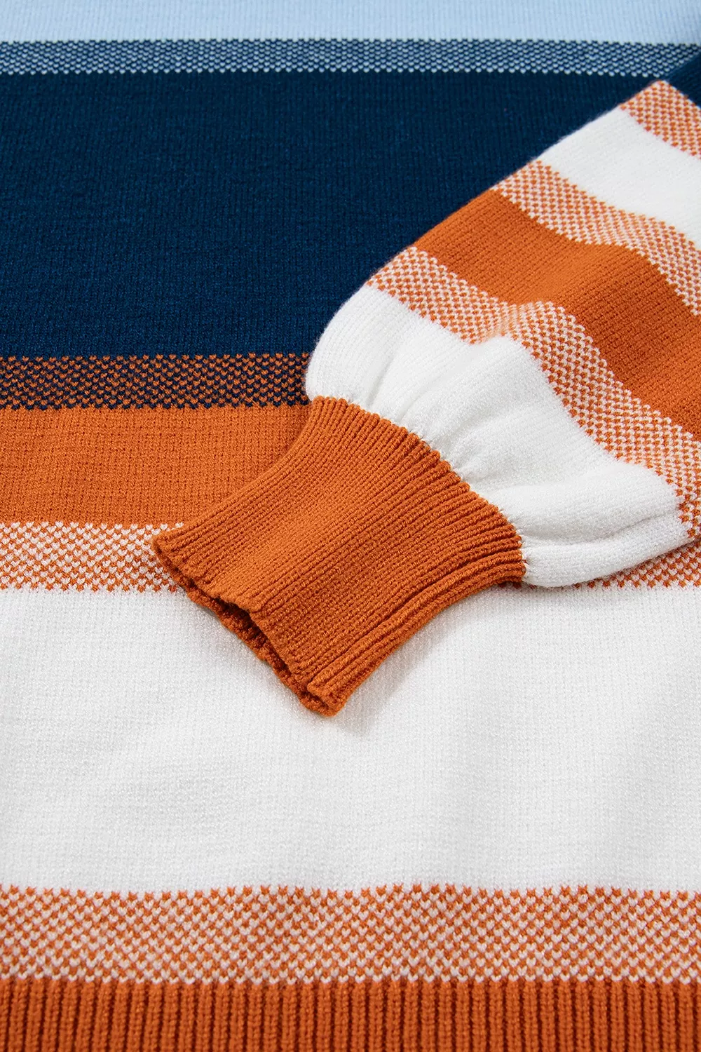 Color Block Round Neck Tunic Sweater, image 10