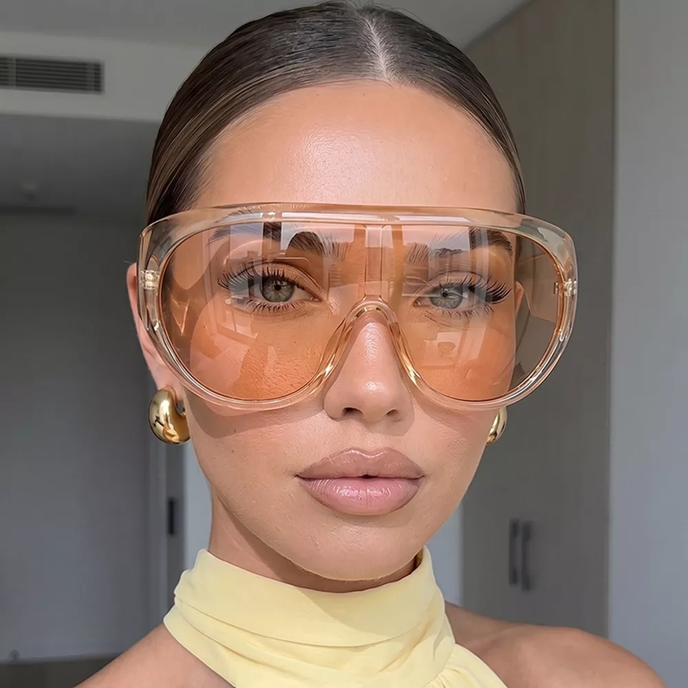 Oversized Tinted Lenses Sunglasses, image 5