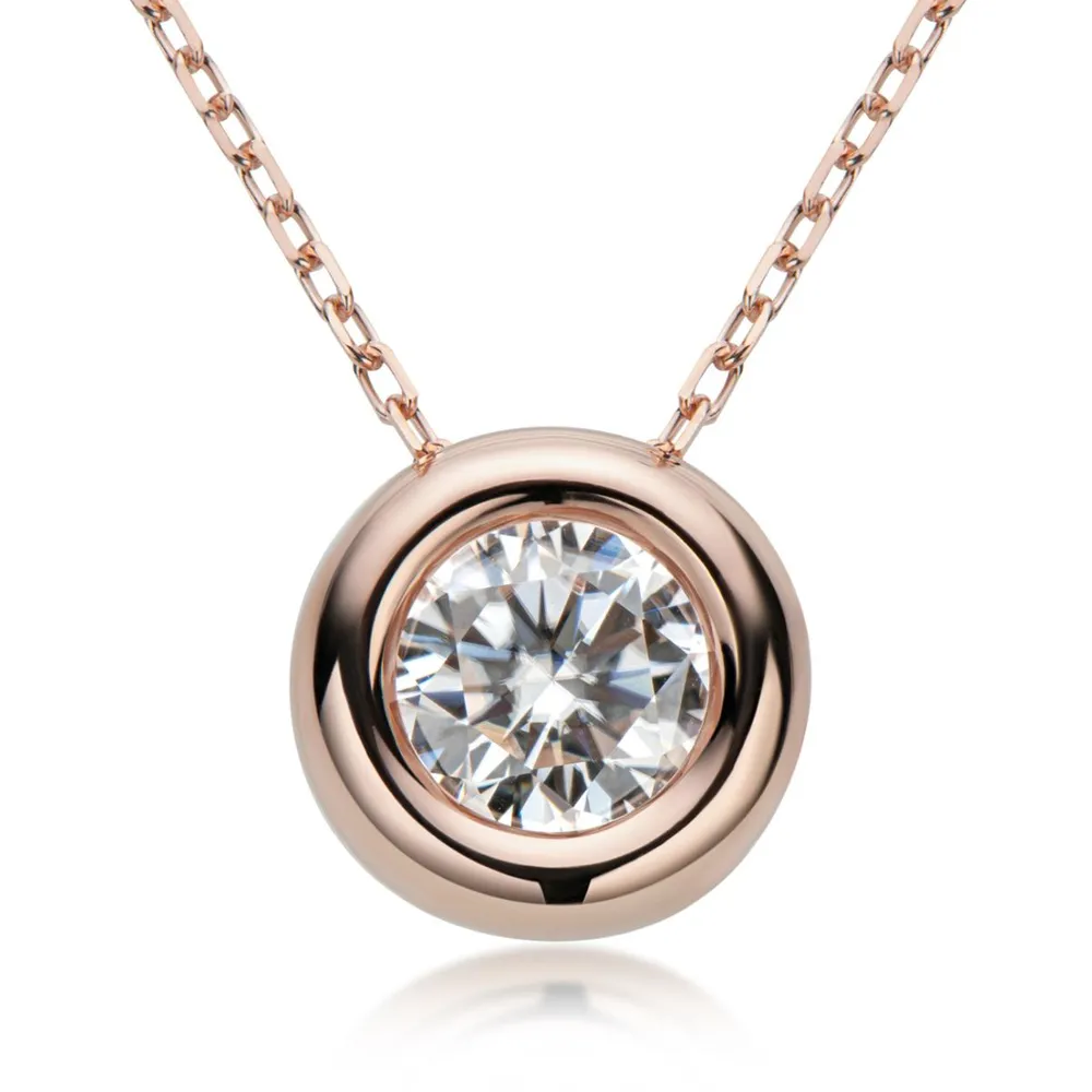 1 Carat Moissanite 925 Sterling Silver Necklace, image 9