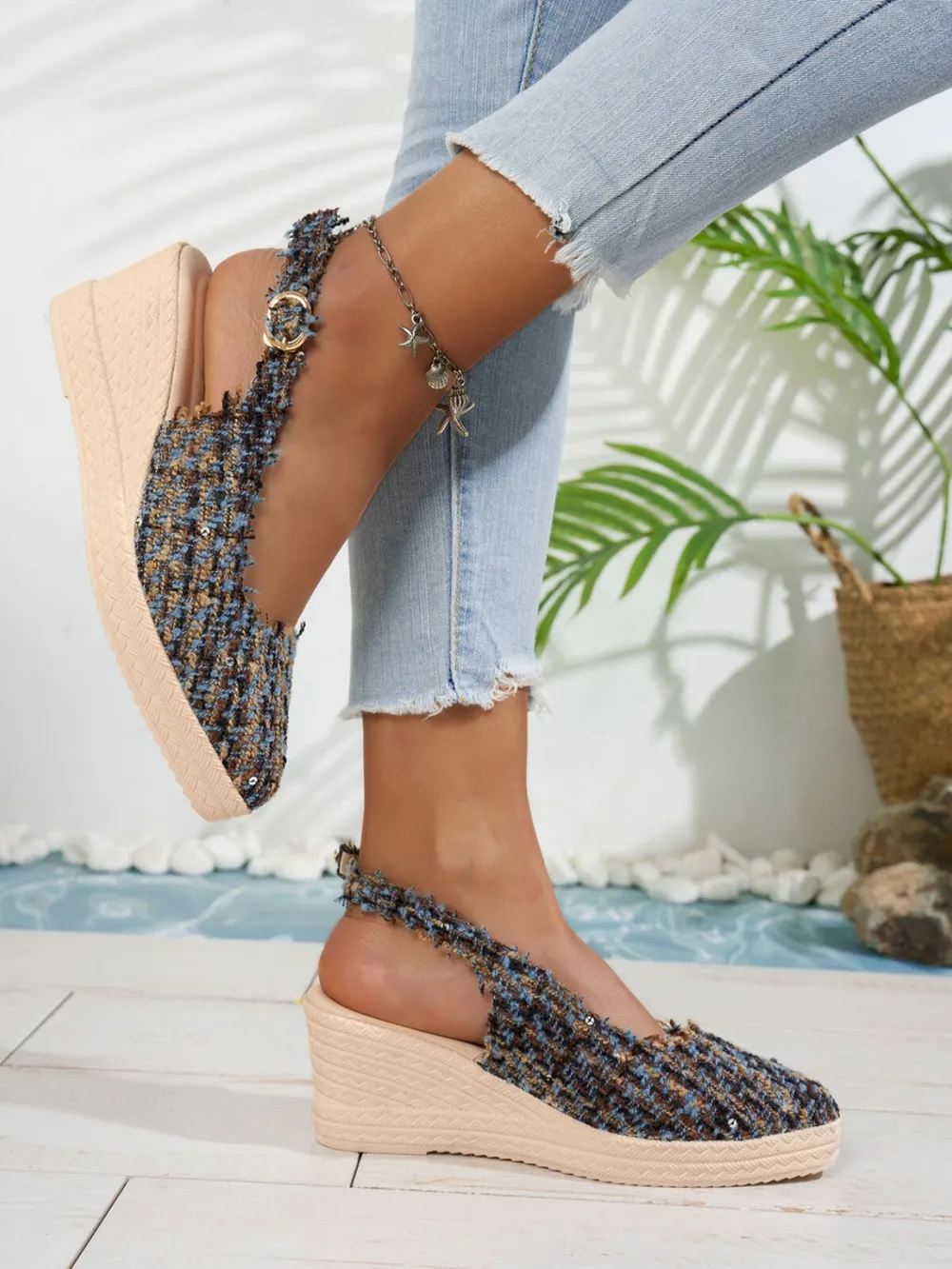 Point Toe Wedge Sandals, image 6