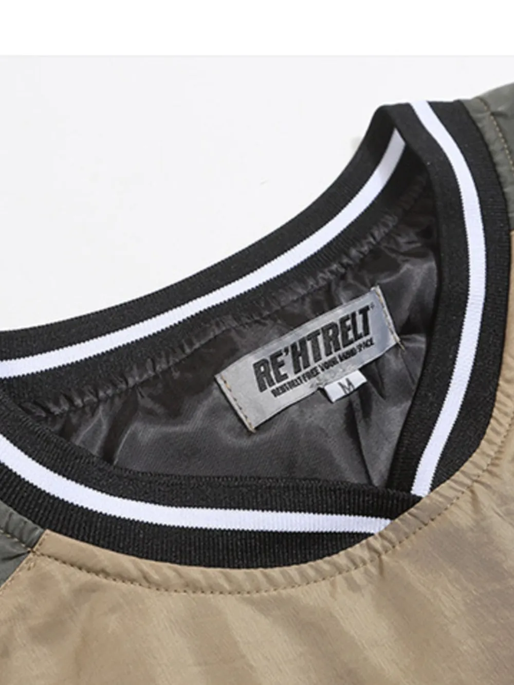 Men's Contrast Pullover Windbreaker with Embroidered Detail, image 7