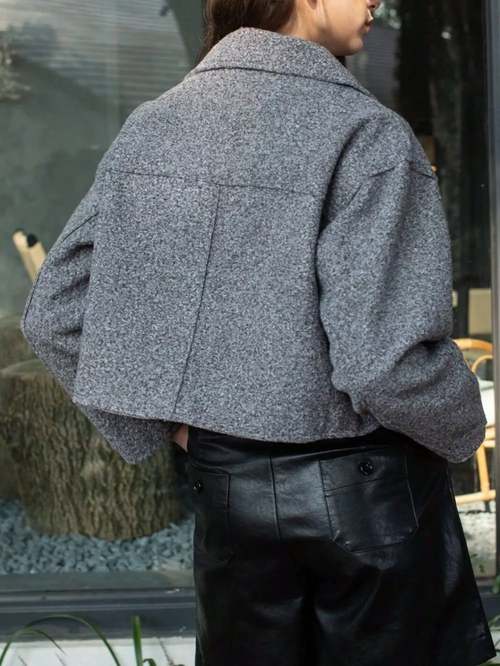 Zip Up Cropped Jacket, image 4