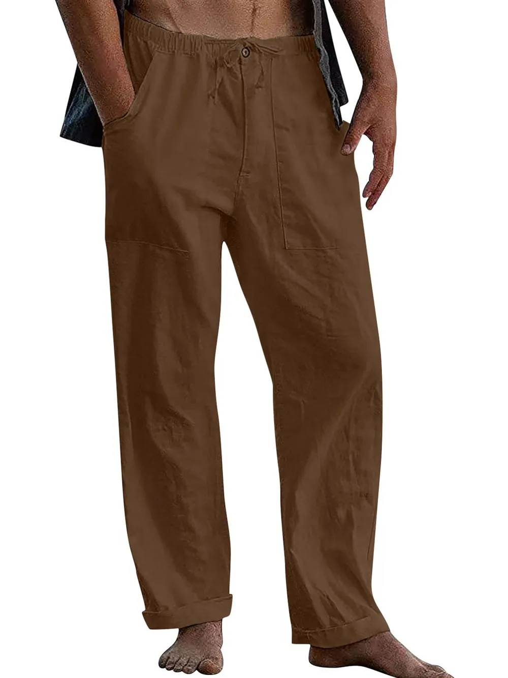 Men's Full Size Loose Fit Pants Plus Size