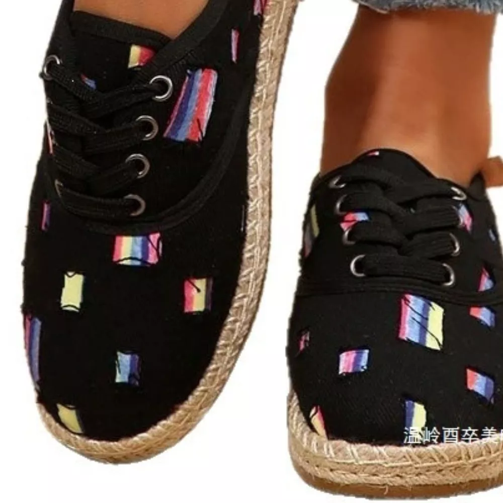 Round Toe Lace Up Sneakers, image 5