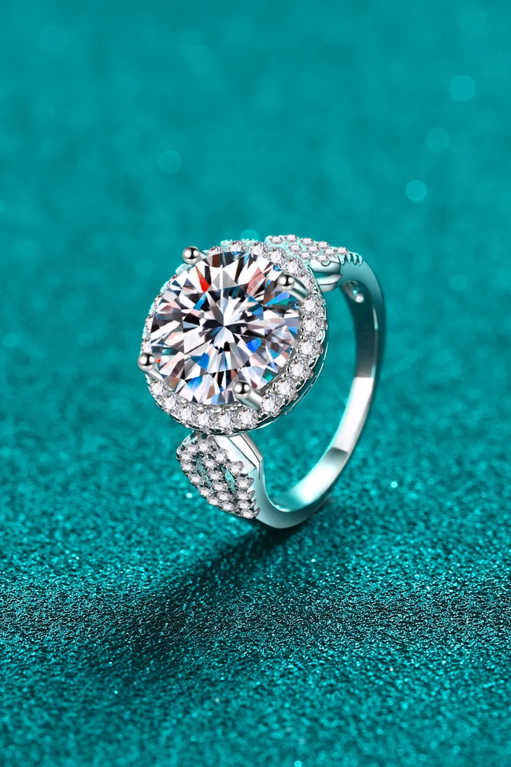5 Carat Moissanite 925 Sterling Silver Ring, image 7