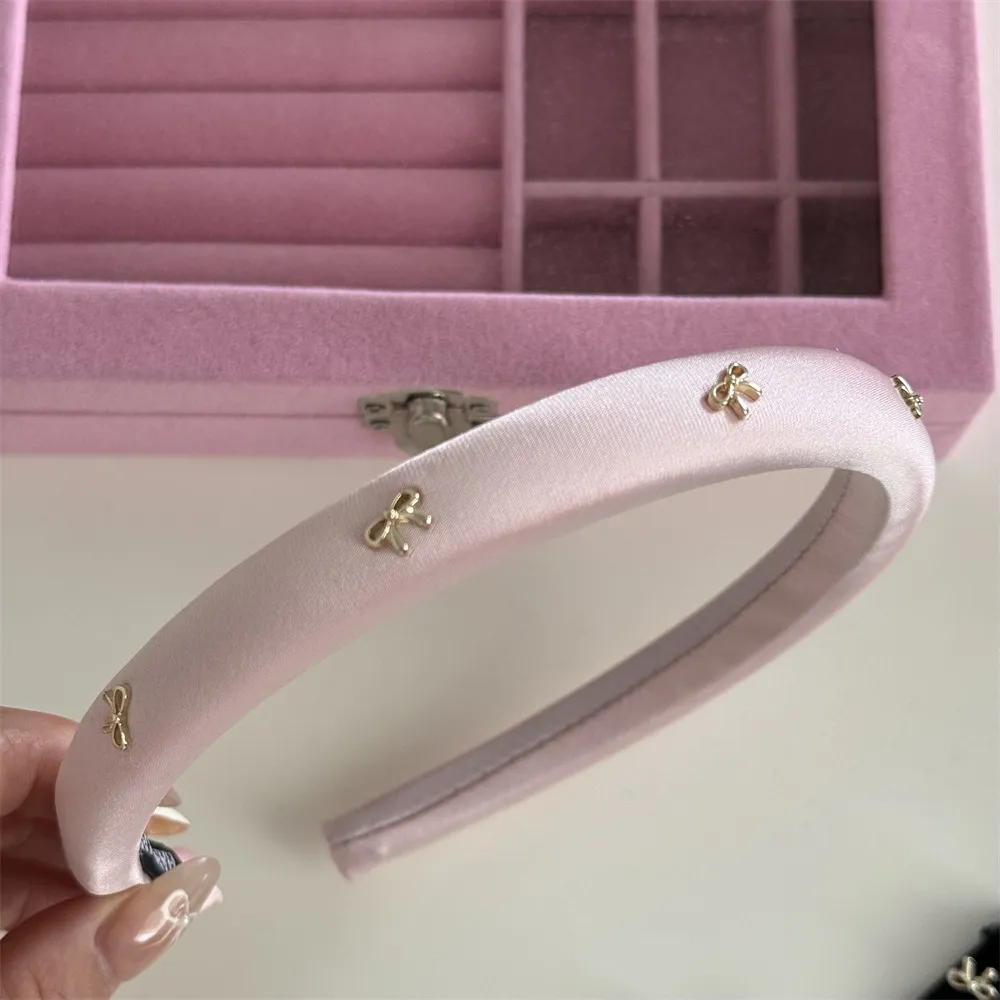 Alloy Bow Trim Headband, image 2