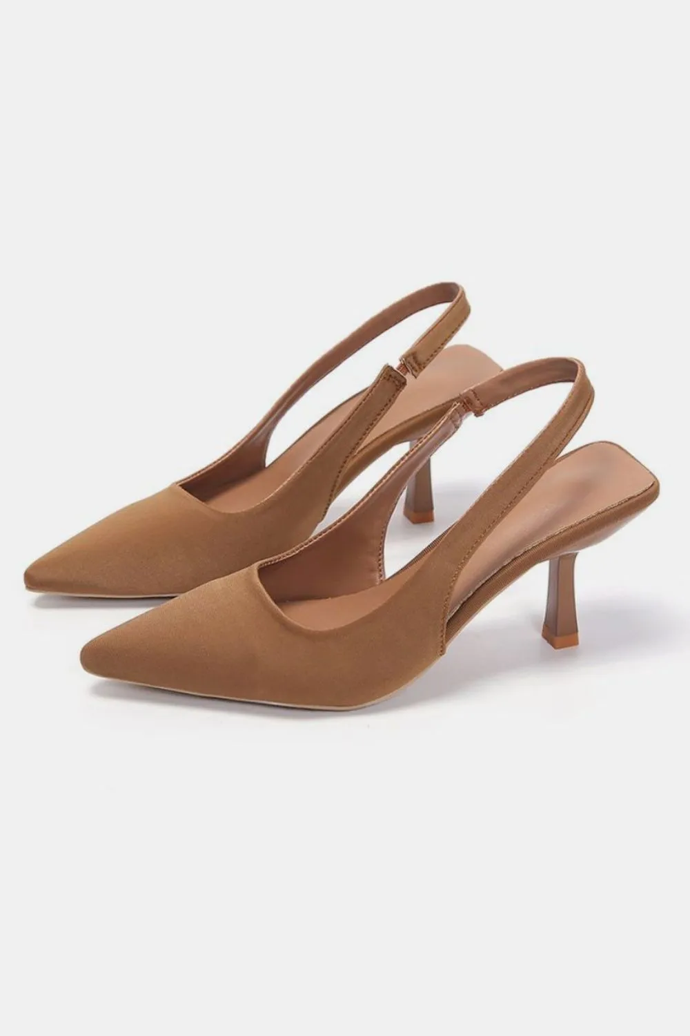 PU Leather Point Toe Pumps, image 4