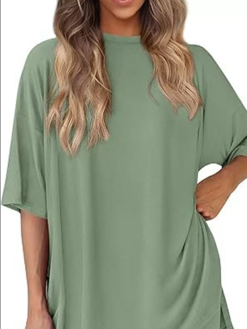 Full Size Relaxed Fit Round Neck Top and Shorts Two-Piece Set Plus Size, image 13