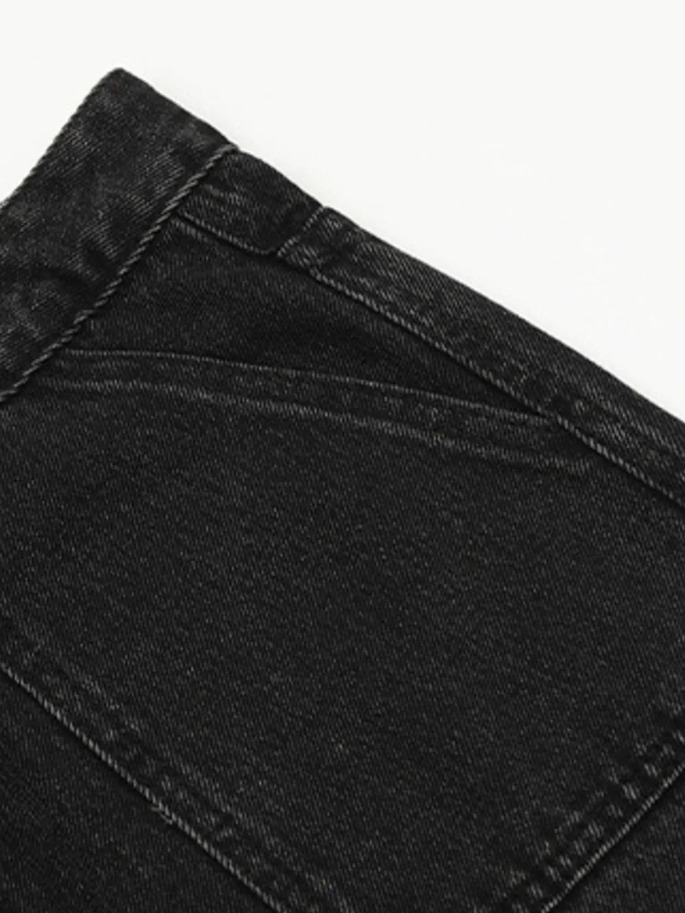 Men's Vintage Washed Cargo Denim Jeans, image 6