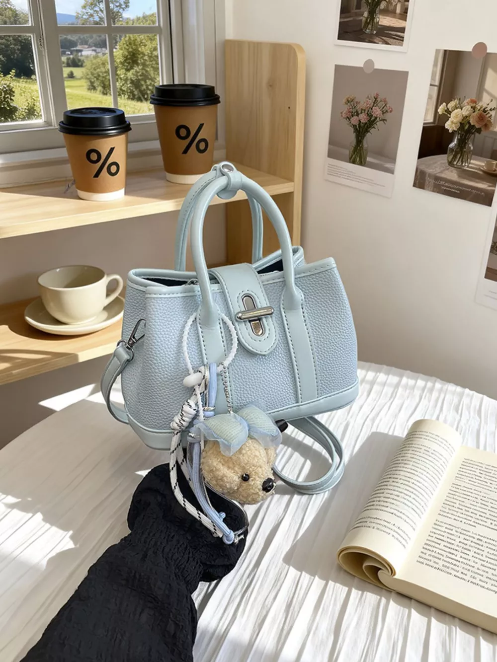 Top Handle Crossbody Bag, image 8