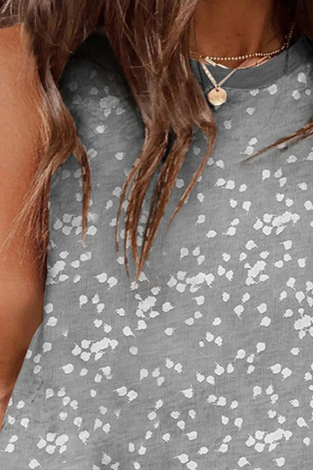 Printed Round Neck Tank, image 13