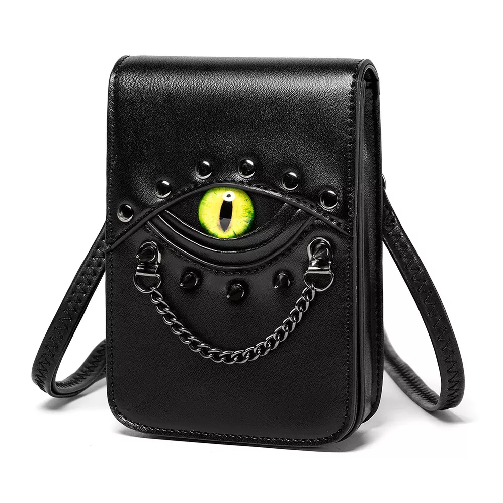 Steampunk Eye Decor Crossbody Bag, image 10