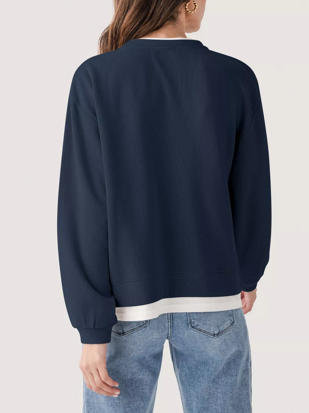 Oversized Crew Neck Sweatshirt, image 23