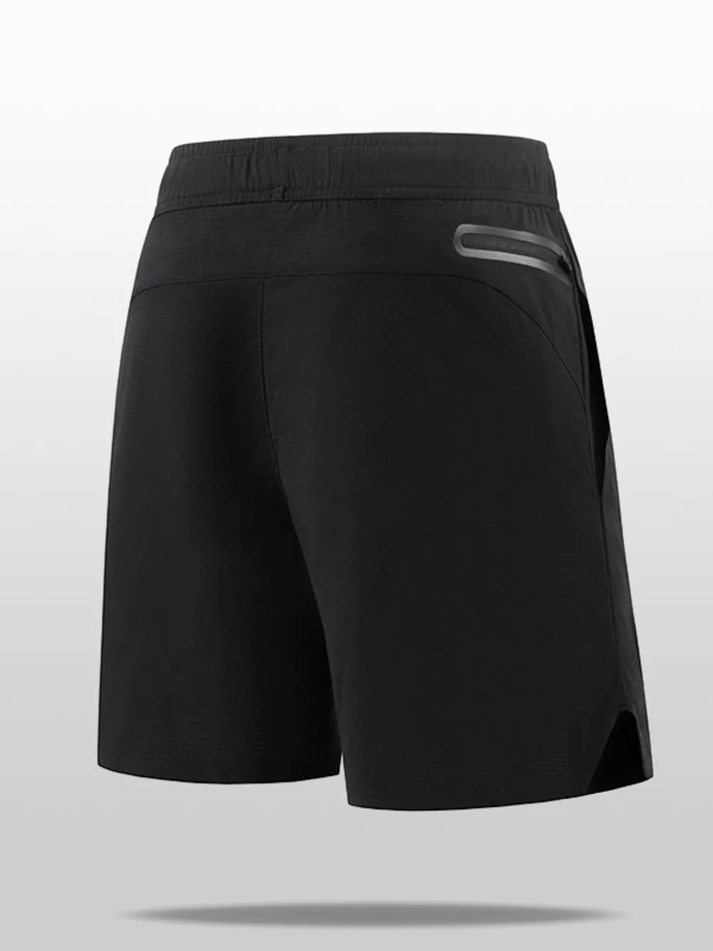 Men's Plus Size Elastic Waist Active Shorts, image 2