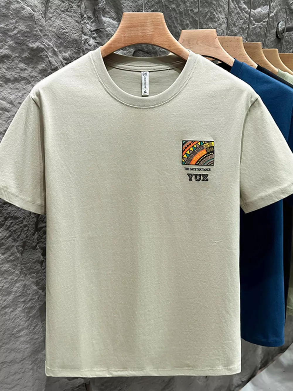 Men's Plus Size Graphic Cotton Short Sleeve T-Shirt, image 3