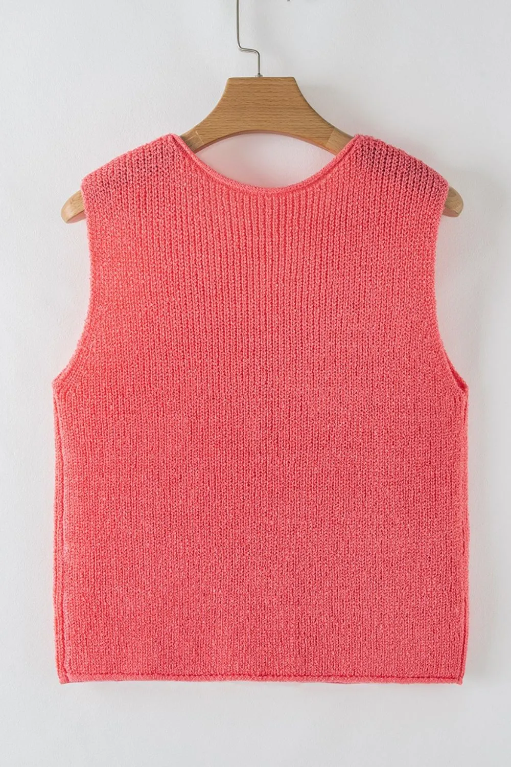 Double Tie V Neck Sweater Vest, image 16