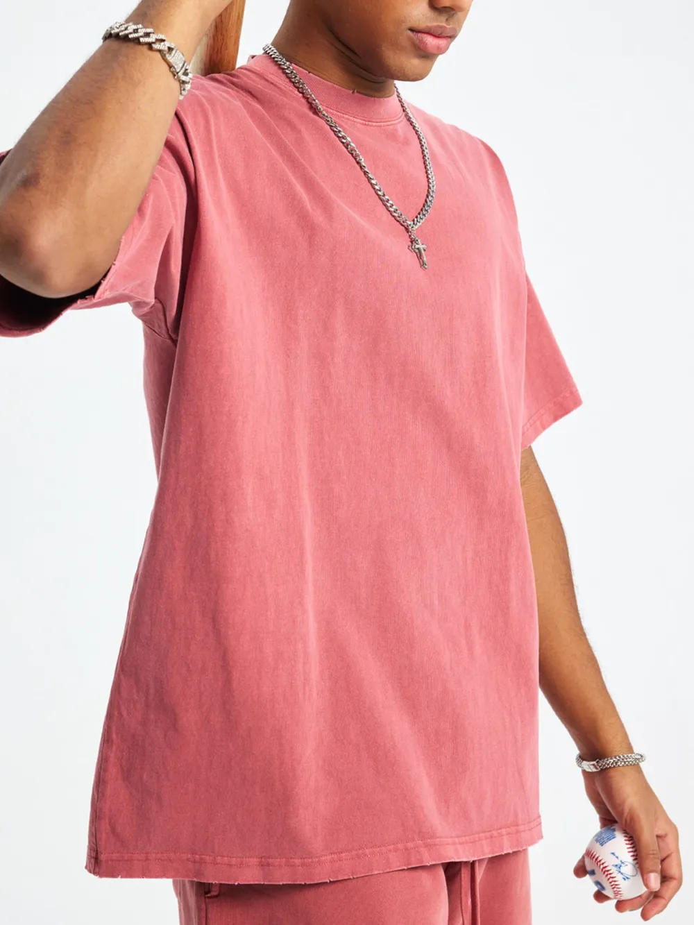 Men's Casual Oversized Cotton T-Shirt, image 8