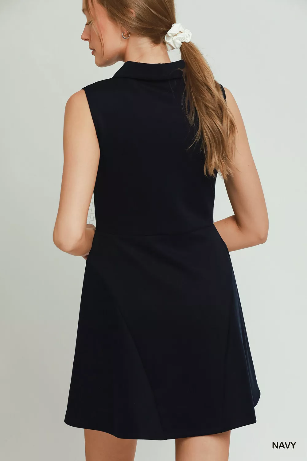 Collared Quarter Zip Tennis Dress, image 3