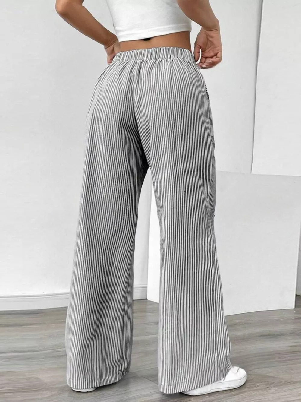 Striped Wide Leg Pants, image 10