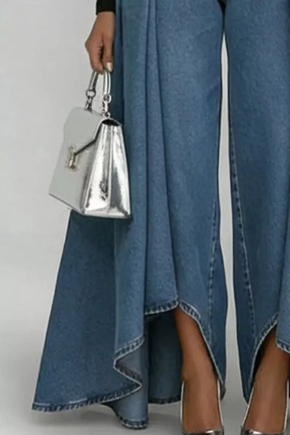 Full Size High-Waisted Wide-Leg Jeans Plus Size, image 3