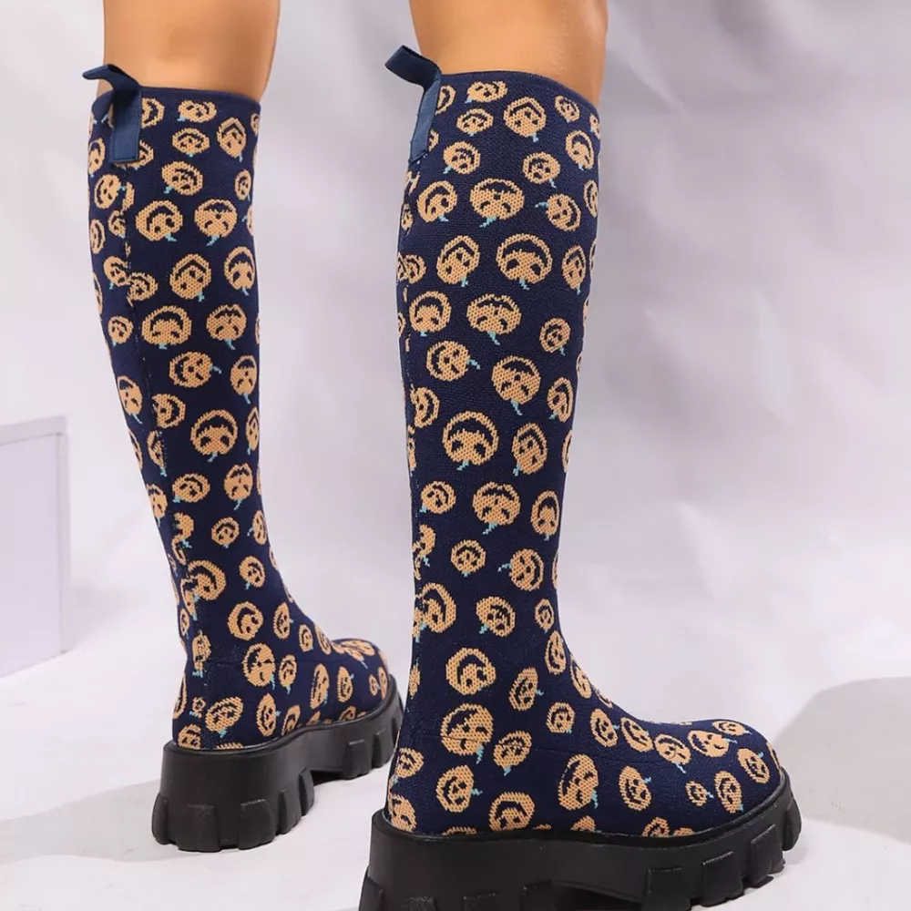 Chunky Platform Knee High Boots, image 10