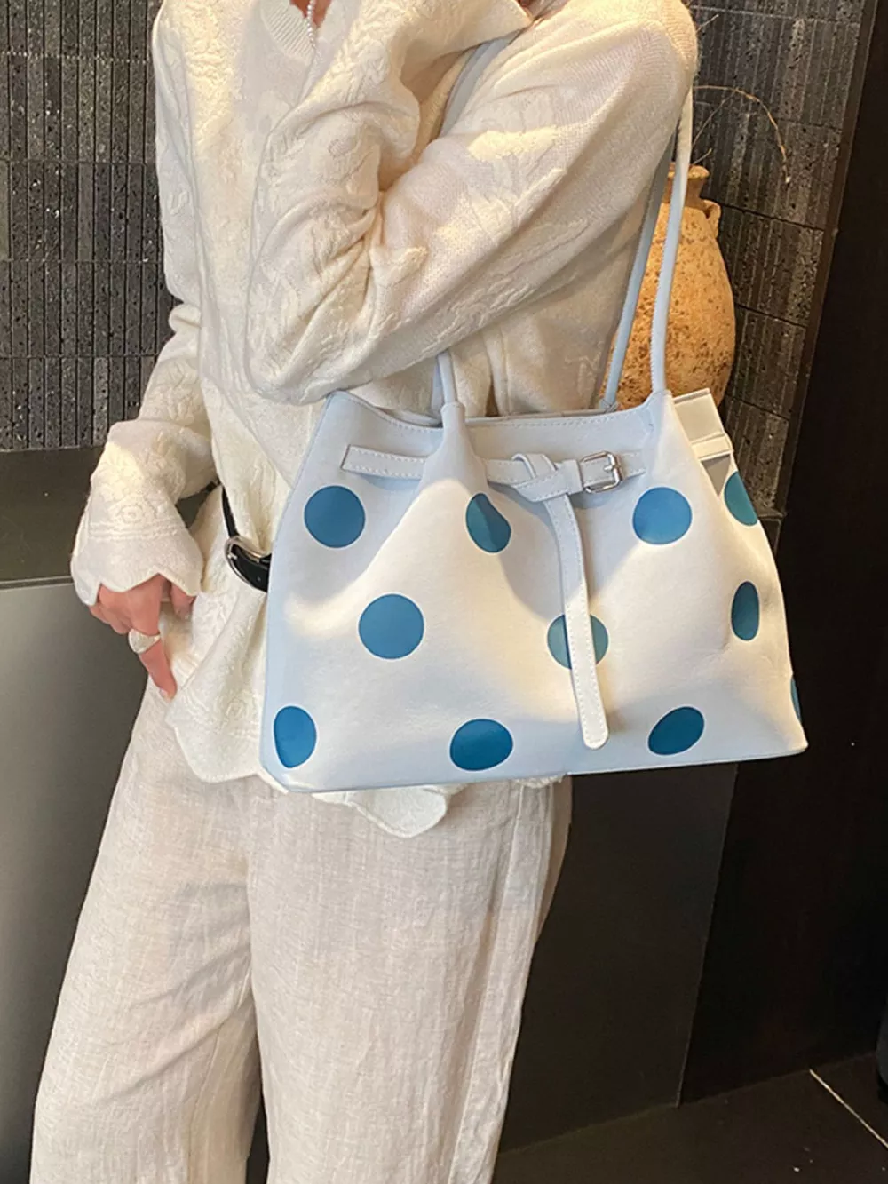 Polka Dot Shoulder Bag, image 6