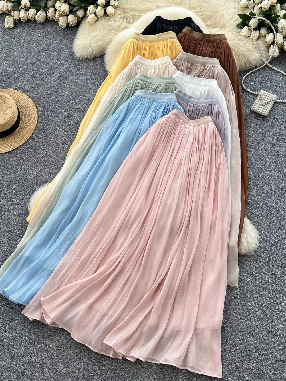 High Waist Maxi Skirt, image 2