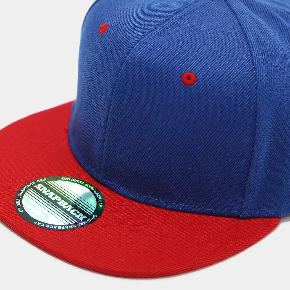 Color Block Flat Brim Baseball Cap, image 3