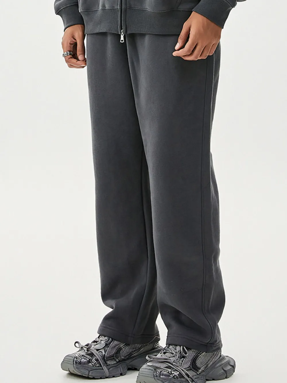 Men's Plus Size Drawstring Relaxed Fit Casual Pants, image 3