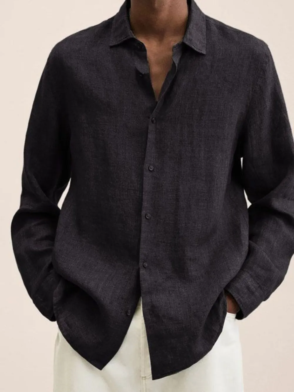 Men's Full Size Button-Down Long Sleeve Shirt Plus Size, image 10