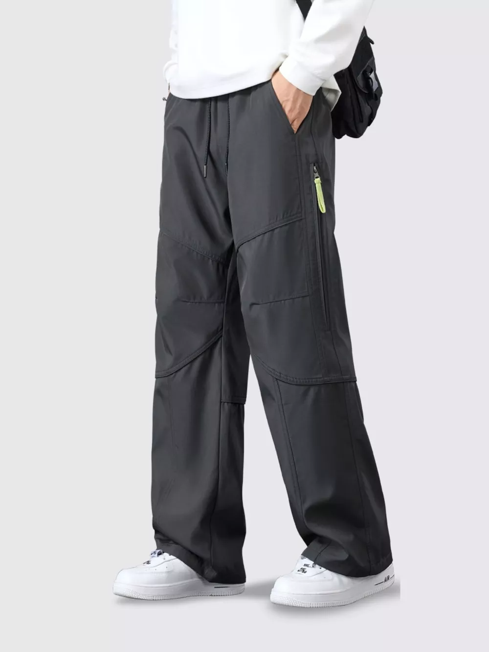 Men's Plus Size Casual Loose Fit Cargo Pants, image 10
