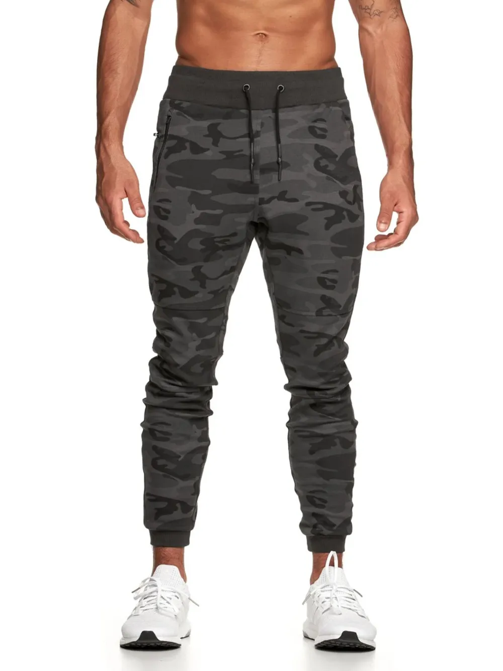 Men's Drawstring Camouflage Active Pants, image 4