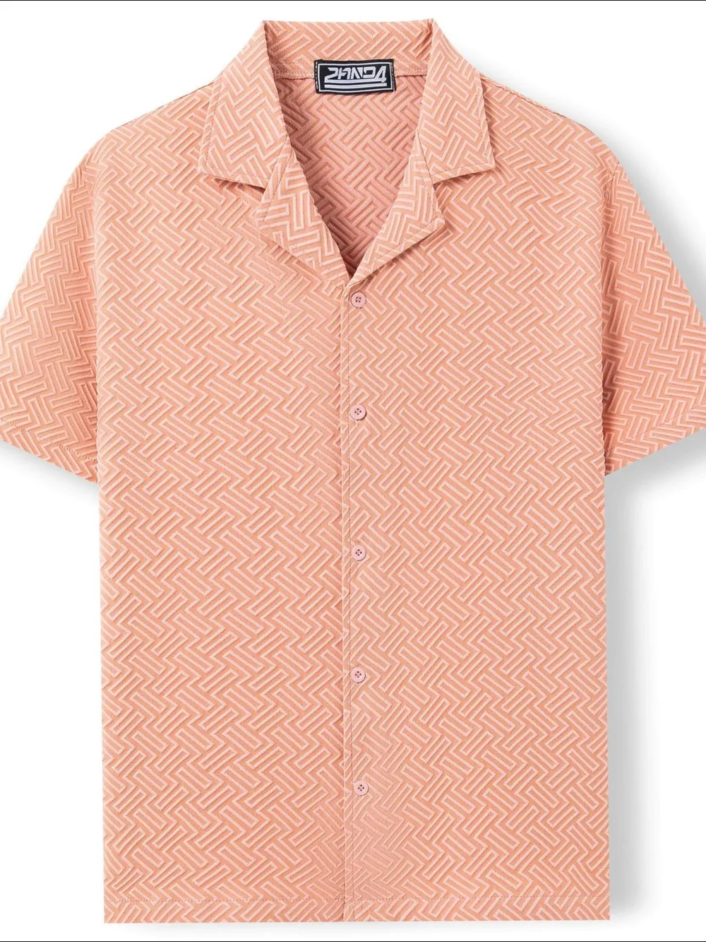Men's Plus Size Button Down Short Sleeve Shirt, image 3